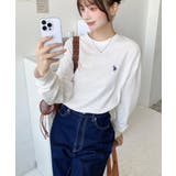 U.S.POLO ASSNワンポイント刺繍ロンT | moment+ | 詳細画像3