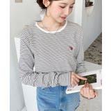 U.S.POLO ASSNワンポイント刺繍袖くしゅくしゅボーダーロンT | moment+ | 詳細画像17