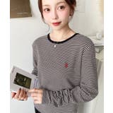 U.S.POLO ASSNワンポイント刺繍袖くしゅくしゅボーダーロンT | moment+ | 詳細画像20