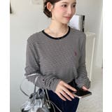 U.S.POLO ASSNワンポイント刺繍袖くしゅくしゅボーダーロンT | moment+ | 詳細画像27