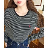 U.S.POLO ASSNワンポイント刺繍袖くしゅくしゅボーダーロンT | moment+ | 詳細画像30