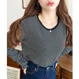 U.S.POLO ASSNワンポイント刺繍袖くしゅくしゅボーダーロンT | moment+ | 詳細画像33