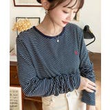 U.S.POLO ASSNワンポイント刺繍袖くしゅくしゅボーダーロンT | moment+ | 詳細画像34