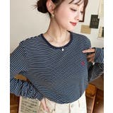 U.S.POLO ASSNワンポイント刺繍袖くしゅくしゅボーダーロンT | moment+ | 詳細画像35