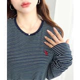 U.S.POLO ASSNワンポイント刺繍袖くしゅくしゅボーダーロンT | moment+ | 詳細画像39