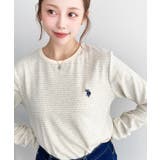 U.S.POLO ASSNワンポイント刺繍袖くしゅくしゅボーダーロンT | moment+ | 詳細画像48