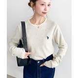 U.S.POLO ASSNワンポイント刺繍袖くしゅくしゅボーダーロンT | moment+ | 詳細画像52