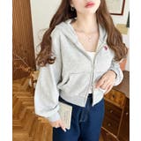 U.S.POLO ASSNワンポイント刺繍ダブルジップショートパーカー | moment+ | 詳細画像31 