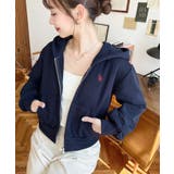 U.S.POLO ASSNワンポイント刺繍ダブルジップショートパーカー | moment+ | 詳細画像42 