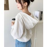 U.S.POLO ASSNワンポイント刺繍ダブルジップショートパーカー | moment+ | 詳細画像5 