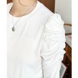 レオパード柄ビスチェセット長袖リブカットソートップス | moment+ | 詳細画像8 