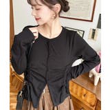 フロントドロストリブカットソーカーディガン | moment+ | 詳細画像10 