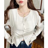 フロントドロストリブカットソーカーディガン | moment+ | 詳細画像2 