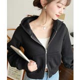 ダブルジップショートパーカー | moment+ | 詳細画像11 