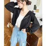 ダブルジップショートパーカー | moment+ | 詳細画像12 