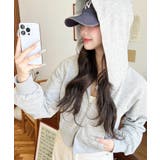 ダブルジップショートパーカー | moment+ | 詳細画像24 