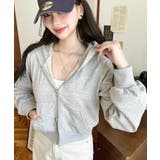 ダブルジップショートパーカー | moment+ | 詳細画像25 