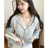 ダブルジップショートパーカー | moment+ | 詳細画像27 