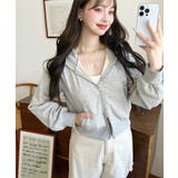 ダブルジップショートパーカー | moment+ | 詳細画像28 