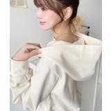 ダブルジップショートパーカー | moment+ | 詳細画像4 