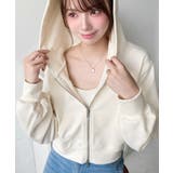 ダブルジップショートパーカー | moment+ | 詳細画像5 