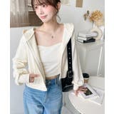 ダブルジップショートパーカー | moment+ | 詳細画像6 