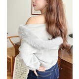 ファーフードダブルジップショートパーカー | moment+ | 詳細画像13 