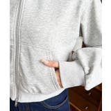 ファーフードダブルジップショートパーカー | moment+ | 詳細画像18 