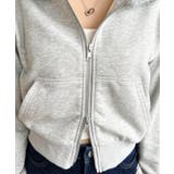 ファーフードダブルジップショートパーカー | moment+ | 詳細画像20 