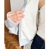 ファーフードダブルジップショートパーカー | moment+ | 詳細画像21 