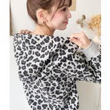ダブルジップレオパードショートパーカー | moment+ | 詳細画像14 