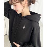 U.S.POLO ASSN.ワンポイント刺繍ショート丈パーカー | moment+ | 詳細画像14 