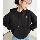 U.S.POLO ASSN.ワンポイント刺繍ショート丈パーカー | moment+ | 詳細画像15 