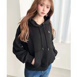 U.S.POLO ASSN.ワンポイント刺繍ショート丈パーカー | moment+ | 詳細画像22 