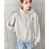U.S.POLO ASSN.ワンポイント刺繍ショート丈パーカー | moment+ | 詳細画像32 