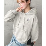 U.S.POLO ASSN.ワンポイント刺繍ショート丈パーカー | moment+ | 詳細画像34 