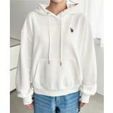 U.S.POLO ASSN.ワンポイント刺繍ショート丈パーカー | moment+ | 詳細画像7 