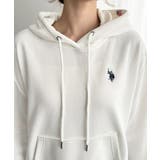 U.S.POLO ASSN.ワンポイント刺繍ショート丈パーカー | moment+ | 詳細画像8 