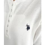 U.S.POLO ASSNワンポイント刺繍ワッフルヘンリーネックプルオーバー | moment+ | 詳細画像11 