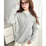 U.S.POLO ASSNワンポイント刺繍ワッフルヘンリーネックプルオーバー | moment+ | 詳細画像25 