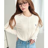 U.S.POLO ASSNワンポイント刺繍リブヘンリーネックプルオーバー | moment+ | 詳細画像2 