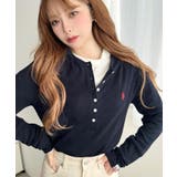 U.S.POLO ASSNワンポイント刺繍リブヘンリーネックプルオーバー | moment+ | 詳細画像23 