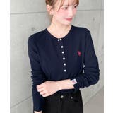 U.S.POLO ASSNワンポイント刺繍リブヘンリーネックプルオーバー | moment+ | 詳細画像30 