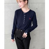 U.S.POLO ASSNワンポイント刺繍リブヘンリーネックプルオーバー | moment+ | 詳細画像31 