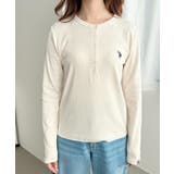 U.S.POLO ASSNワンポイント刺繍リブヘンリーネックプルオーバー | moment+ | 詳細画像9 