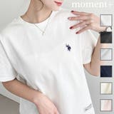 U.S.POLO ASSN.ワンポイント刺繍半袖Tシャツ | moment+ | 詳細画像1