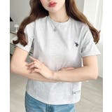 U.S.POLO ASSN.ワンポイント刺繍半袖Tシャツ | moment+ | 詳細画像21