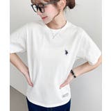 U.S.POLO ASSN.ワンポイント刺繍半袖Tシャツ | moment+ | 詳細画像3