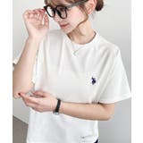 U.S.POLO ASSN.ワンポイント刺繍半袖Tシャツ | moment+ | 詳細画像4