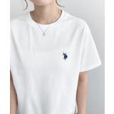 U.S.POLO ASSN.ワンポイント刺繍半袖Tシャツ | moment+ | 詳細画像7